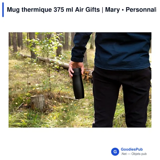 Mug thermique 375 ml Air Gifts | Mary - Image 2