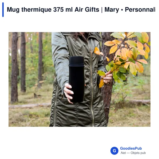 Mug thermique 375 ml Air Gifts | Mary - Image 6