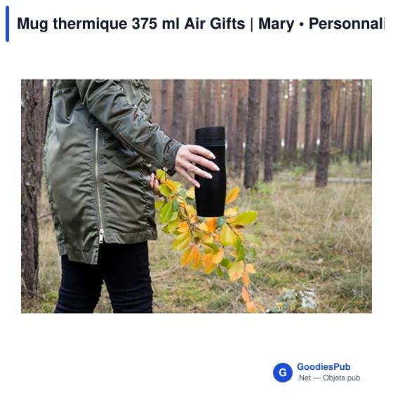Mug thermique 375 ml Air Gifts | Mary - Image 7