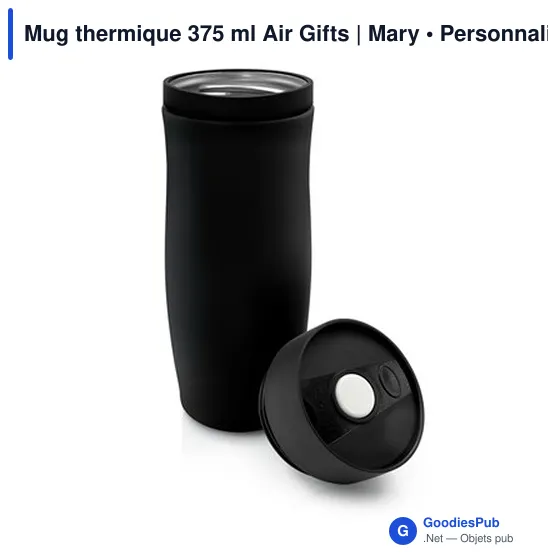 Mug thermique 375 ml Air Gifts | Mary - Image 10