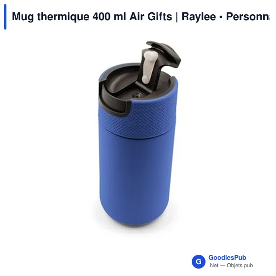 Mug thermique 400 ml Air Gifts | Raylee - Image 4