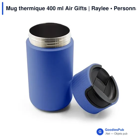 Mug thermique 400 ml Air Gifts | Raylee - Image 5