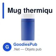 Mug thermique 400 ml Air Gifts | Raylee - Miniature 6