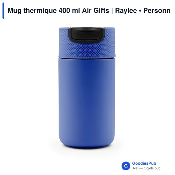 Mug thermique 400 ml Air Gifts | Raylee - Image 6