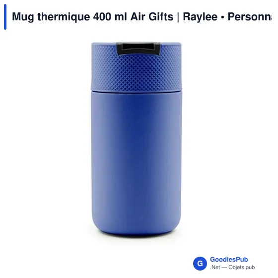 Mug thermique 400 ml Air Gifts | Raylee - Image 7