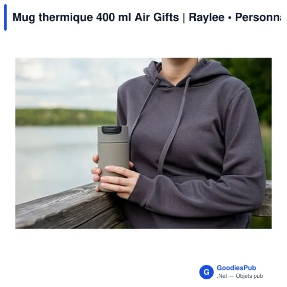 Mug thermique 400 ml Air Gifts | Raylee - Image 9