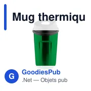 Mug isotherme personnalisable 400 ml avec logo - Air Gifts | Susan - Miniature 1