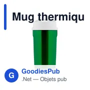 Mug isotherme personnalisable 400 ml avec logo - Air Gifts | Susan - Miniature 6