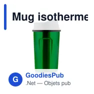 Mug isotherme personnalisable 400 ml avec logo - Air Gifts | Susan - Miniature 9