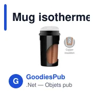 Mug isotherme personnalisable 400 ml avec logo - Air Gifts | Susan - Miniature 10
