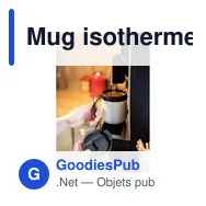 Mug isotherme personnalisable 400 ml avec logo | Wyatt - Miniature 2