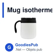 Mug isotherme personnalisable 400 ml avec logo | Wyatt - Miniature 5