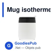 Mug isotherme personnalisable 400 ml avec logo | Wyatt - Miniature 6