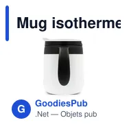 Mug isotherme personnalisable 400 ml avec logo | Wyatt - Miniature 7