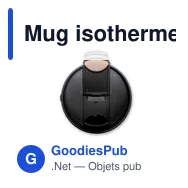 Mug isotherme personnalisable 400 ml avec logo | Wyatt - Miniature 8
