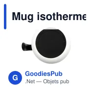 Mug isotherme personnalisable 400 ml avec logo | Wyatt - Miniature 9