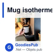 Mug isotherme personnalisable 400 ml avec logo | Wyatt - Miniature 10