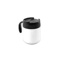 Variante blanc - Mug isotherme personnalisable 400 ml avec logo | Wyatt
