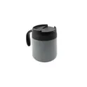 Variante gris - Mug isotherme personnalisable 400 ml avec logo | Wyatt