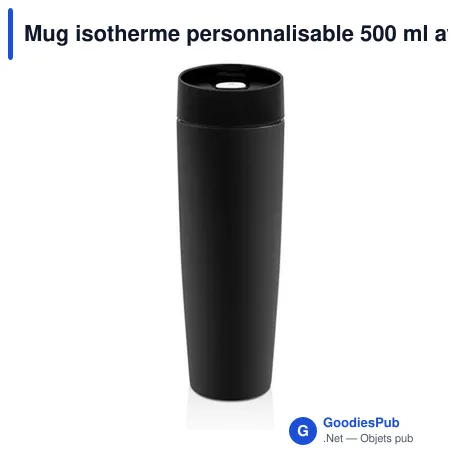 Mug isotherme personnalisable 500 ml avec logo - Air Gifts Anthony