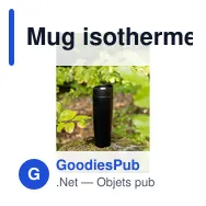Mug isotherme personnalisable 500 ml avec logo - Air Gifts Anthony - Miniature 2