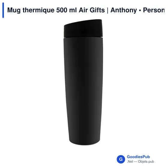 Mug isotherme personnalisable 500 ml avec logo - Air Gifts Anthony - Image 11