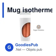 Mug isotherme personnalisable 500 ml avec logo - Air Gifts Anthony - Miniature 3