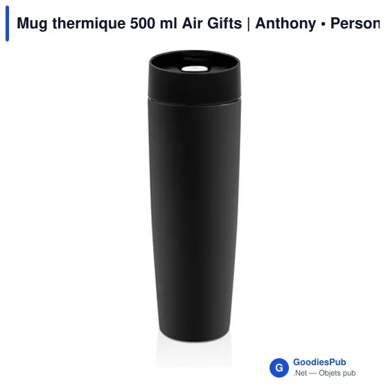 Mug isotherme personnalisable 500 ml avec logo - Air Gifts Anthony - Image 5