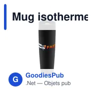 Mug isotherme personnalisable 500 ml avec logo - Air Gifts Anthony - Miniature 10