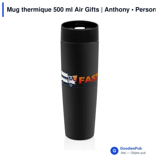 Mug isotherme personnalisable 500 ml avec logo - Air Gifts Anthony - Image 10