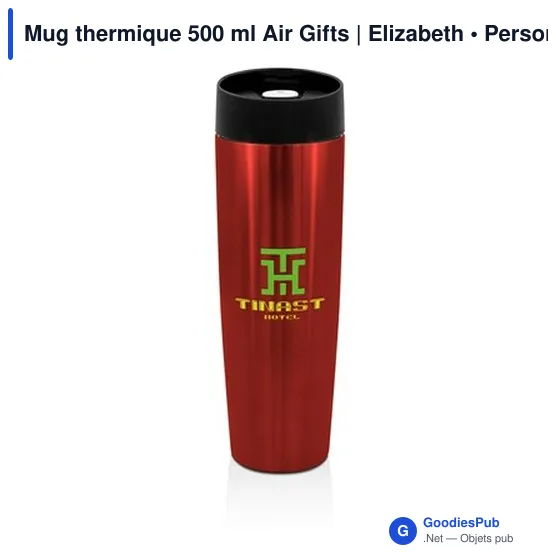 Mug thermique 500 ml Air Gifts | Elizabeth - Image 11