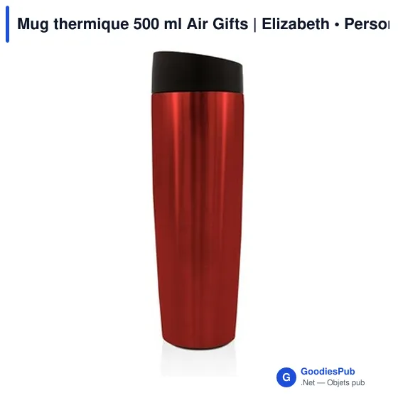 Mug thermique 500 ml Air Gifts | Elizabeth - Image 12