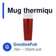 Mug thermique 500 ml Air Gifts | Elizabeth - Miniature 6