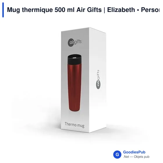 Mug thermique 500 ml Air Gifts | Elizabeth - Image 9