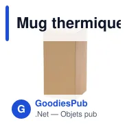 Mug thermique personnalisable 500 ml en bambou avec logo | Mark - Miniature 6