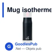 Mug isotherme personnalisable 600 ml avec logo - Air Gifts Angela - Miniature 11