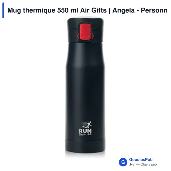 Mug isotherme personnalisable 600 ml avec logo - Air Gifts Angela - Image 11