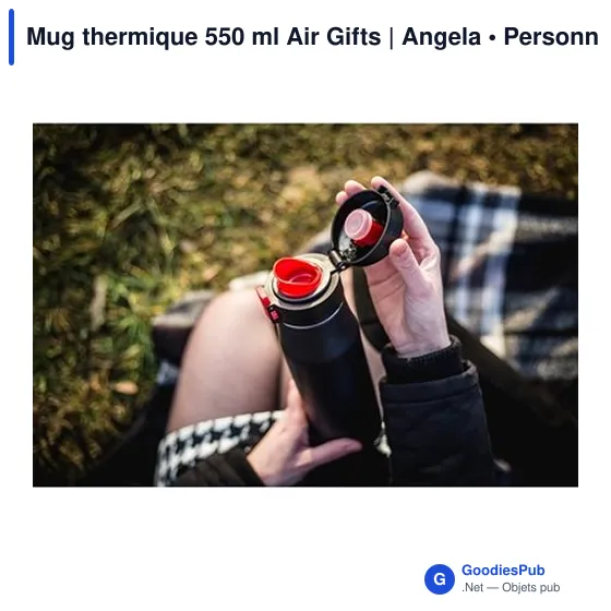 Mug isotherme personnalisable 600 ml avec logo - Air Gifts Angela - Image 4