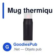 Mug isotherme personnalisable 600 ml avec logo - Air Gifts Angela - Miniature 5
