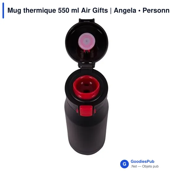 Mug isotherme personnalisable 600 ml avec logo - Air Gifts Angela - Image 6