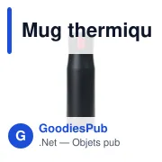 Mug isotherme personnalisable 600 ml avec logo - Air Gifts Angela - Miniature 8