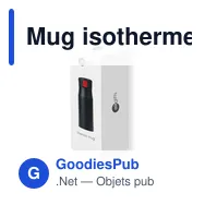 Mug isotherme personnalisable 600 ml avec logo - Air Gifts Angela - Miniature 9