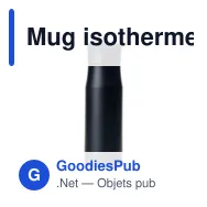 Mug isotherme personnalisable 600 ml avec logo - Air Gifts Angela - Miniature 10