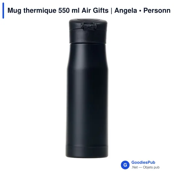 Mug isotherme personnalisable 600 ml avec logo - Air Gifts Angela - Image 10