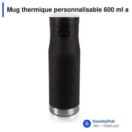 Mug thermique personnalisable 600 ml avec logo - Mauro Conti | Brian