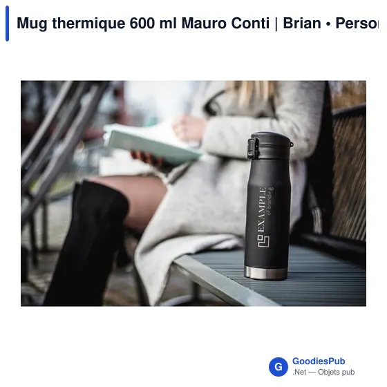 Mug thermique 600 ml Mauro Conti | Brian - Image 2