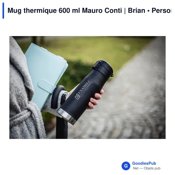 Mug thermique 600 ml Mauro Conti | Brian - Image 3