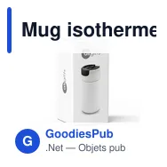 Mug isotherme personnalisable 400 ml avec logo - Air Gifts Nabila - Miniature 11