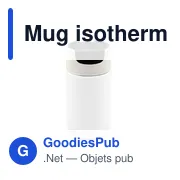 Mug isotherme personnalisable 400 ml avec logo - Air Gifts Nabila - Miniature 3