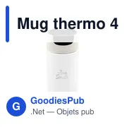 Mug isotherme personnalisable 400 ml avec logo - Air Gifts Nabila - Miniature 4